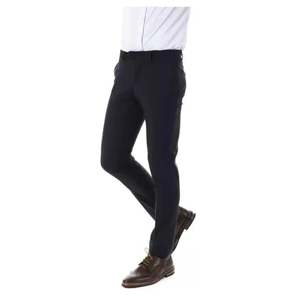 Uominitaliani Gray Wool Men Pant