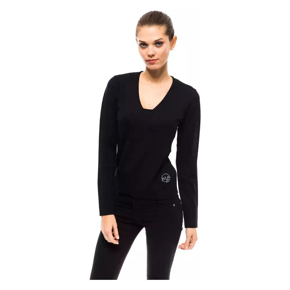 Montana Blu Blue Wool Women Sweater