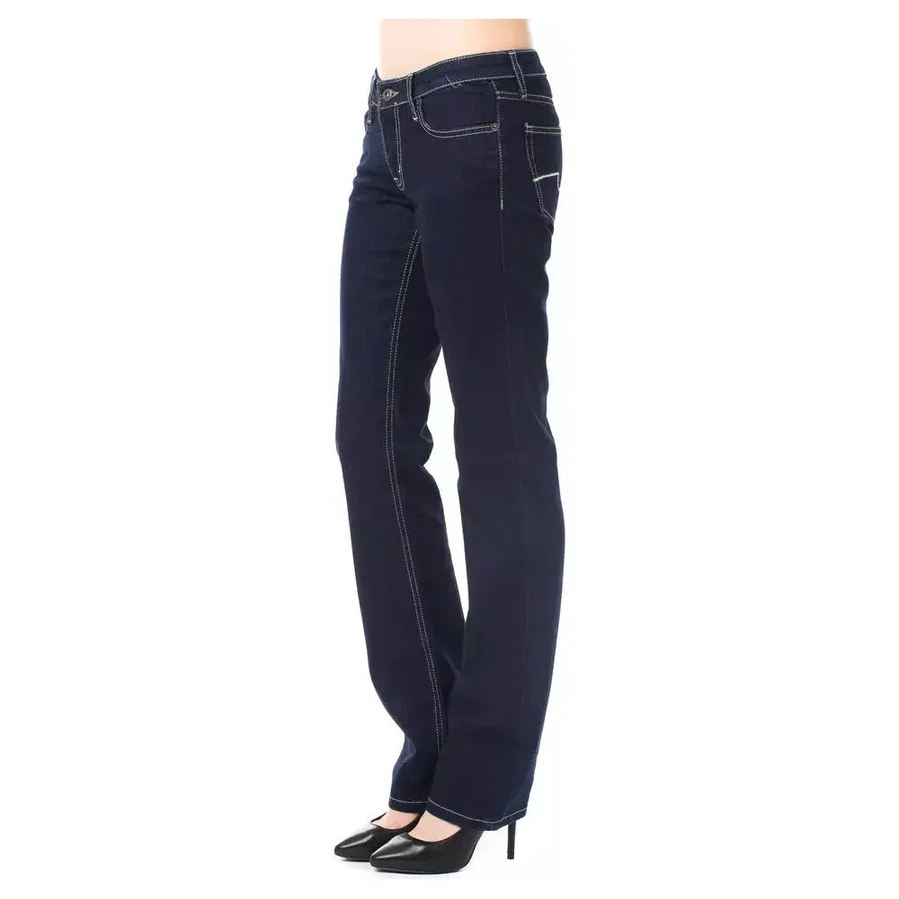 Ungaro Fever Blue Cotton Jeans Denim