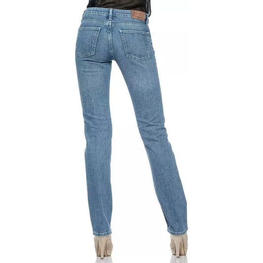 Ungaro Fever Light Blue Cotton Women Jean