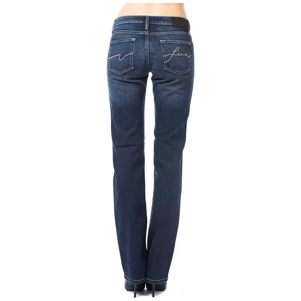 Ungaro Fever Blue Cotton Jeans Denim