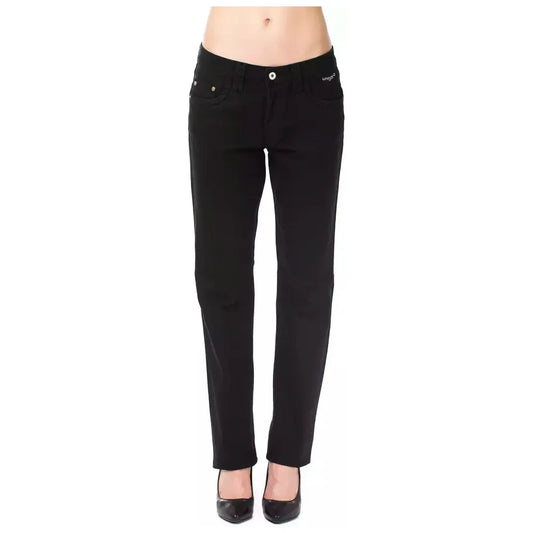 Ungaro Fever Black Cotton Women Pant