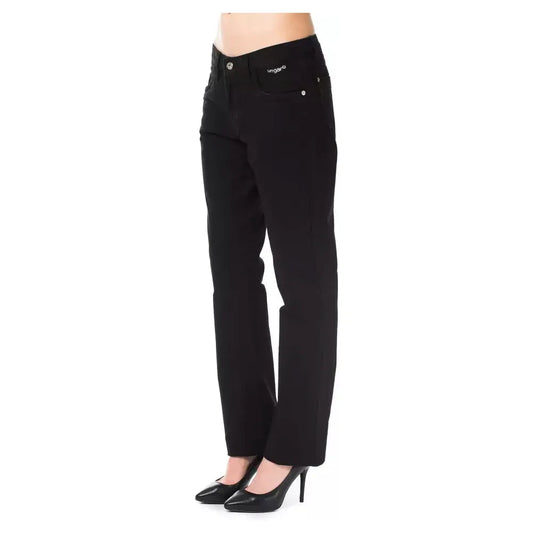 Ungaro Fever Black Cotton Women Pant