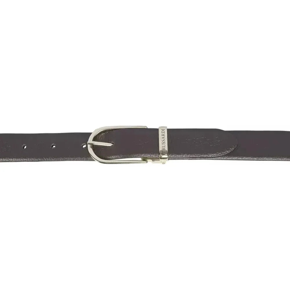 Trussardi Brown Leather Women Belt