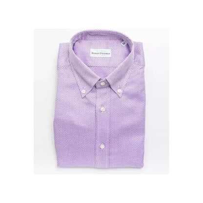 Robert Friedman Multicolor Cotton Men Shirt
