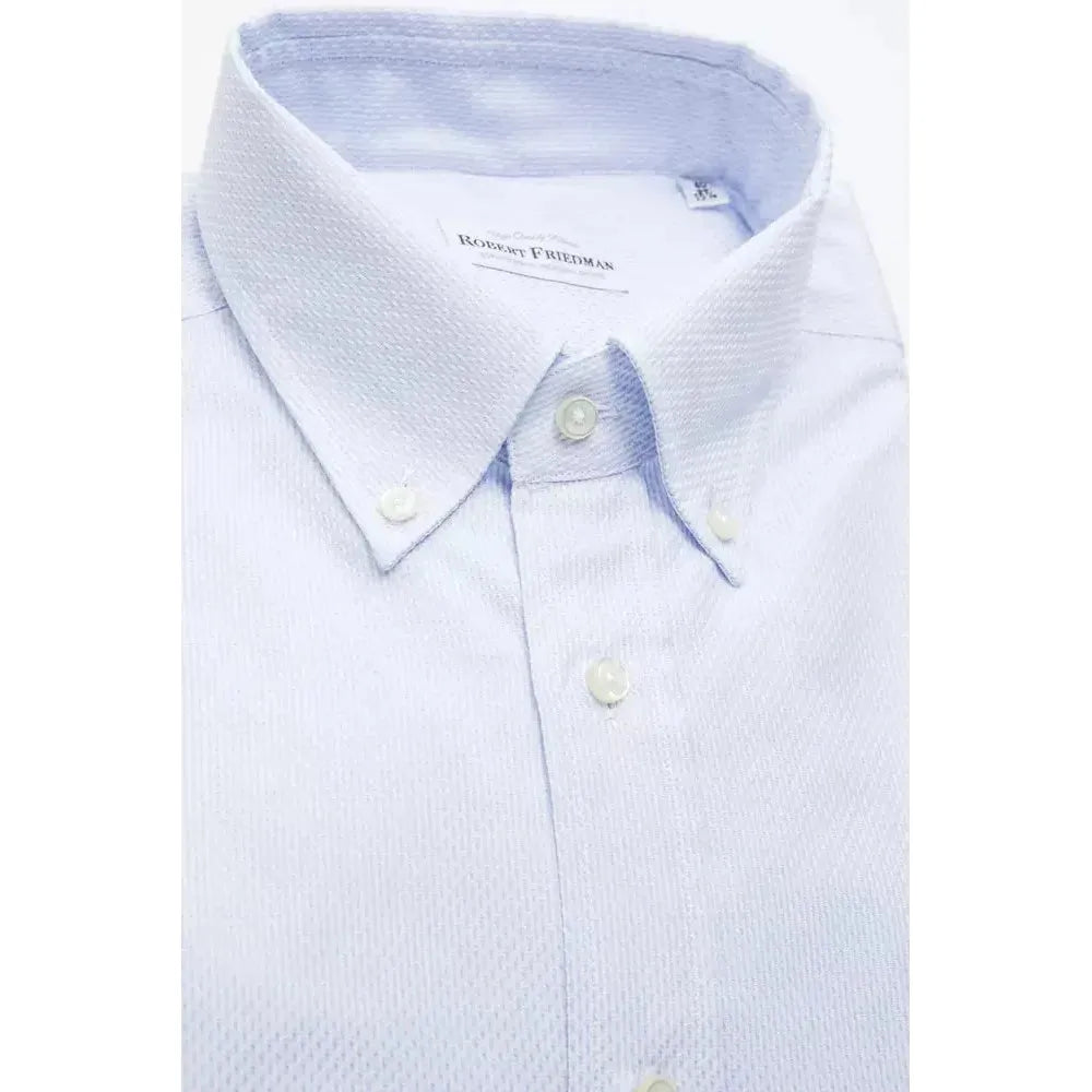 Robert Friedman Light Blue Cotton Shirt