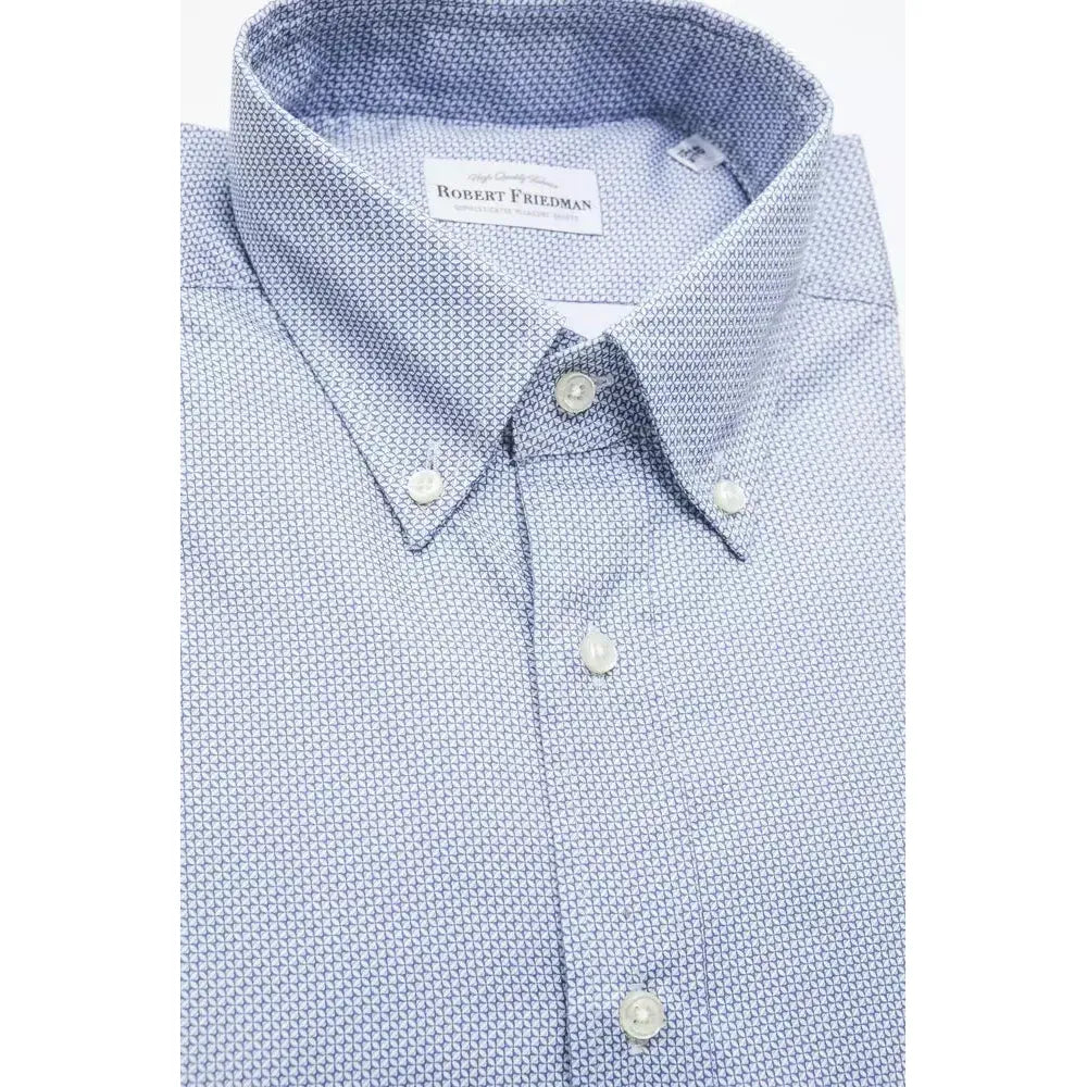 Robert Friedman Light Blue Cotton Shirt