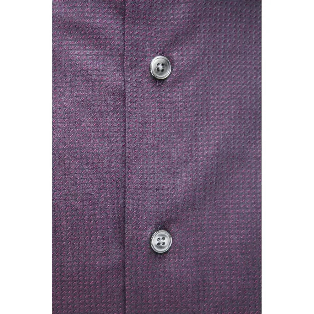 Robert Friedman Burgundy Cotton Shirt