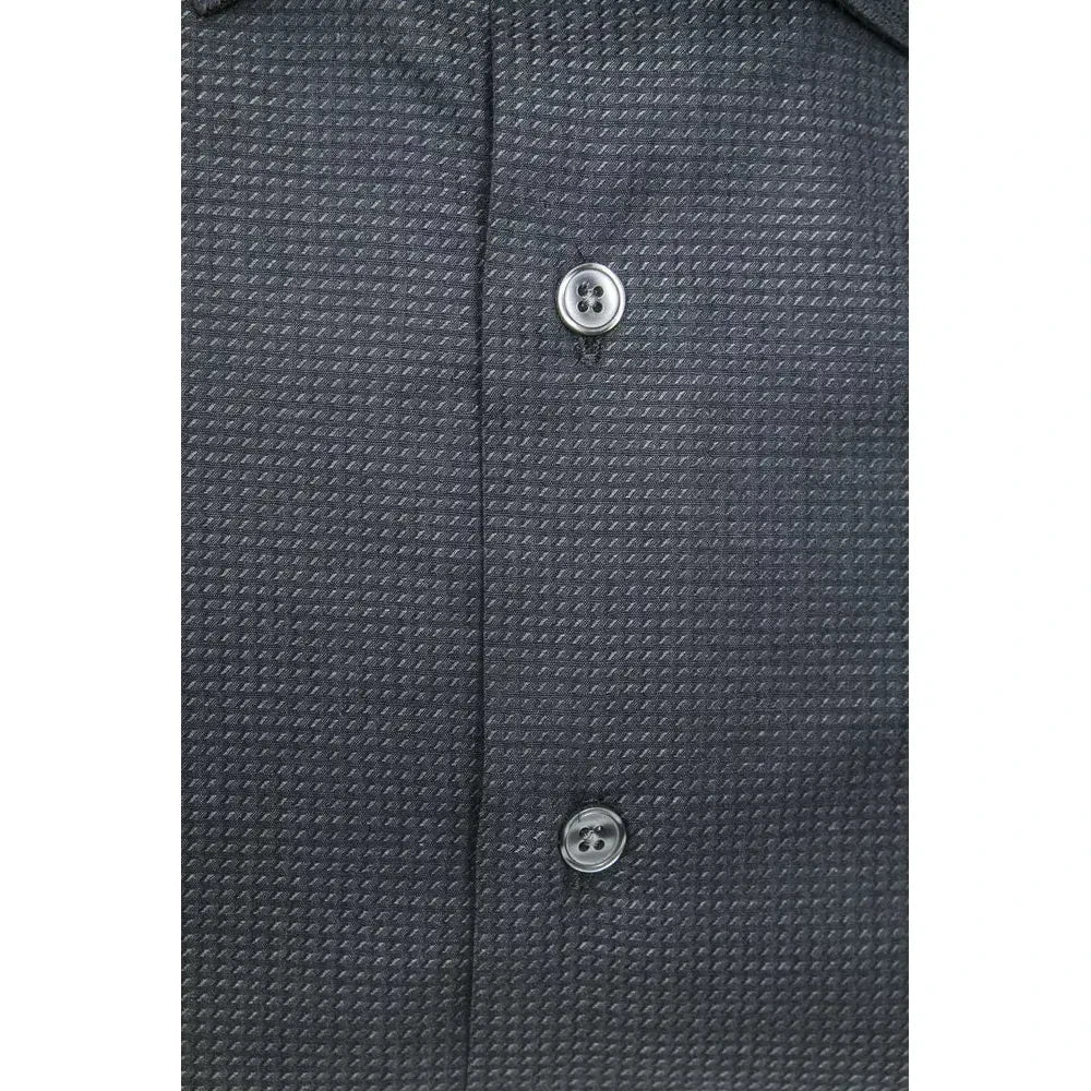 Robert Friedman Black Cotton Shirt