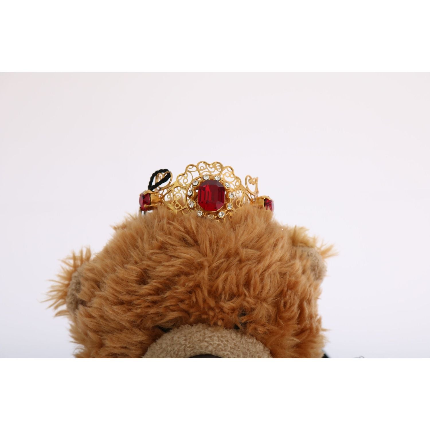 Dolce & Gabbana Teddy Bear Gold Crystal  Crown Tiara Diadem Hair Band