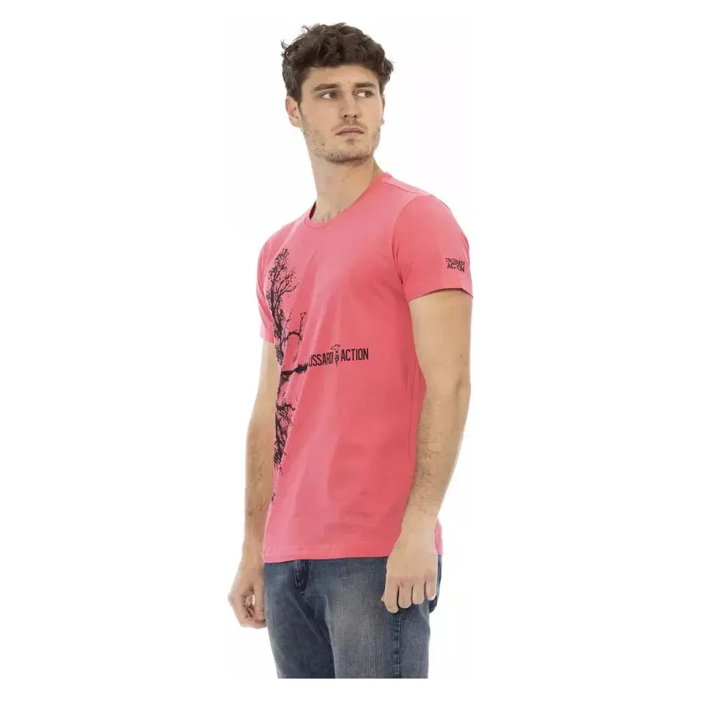 Trussardi Action Multicolor Cotton T-Shirt