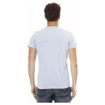 Trussardi Action Light Blue Cotton Men's T-Shirt