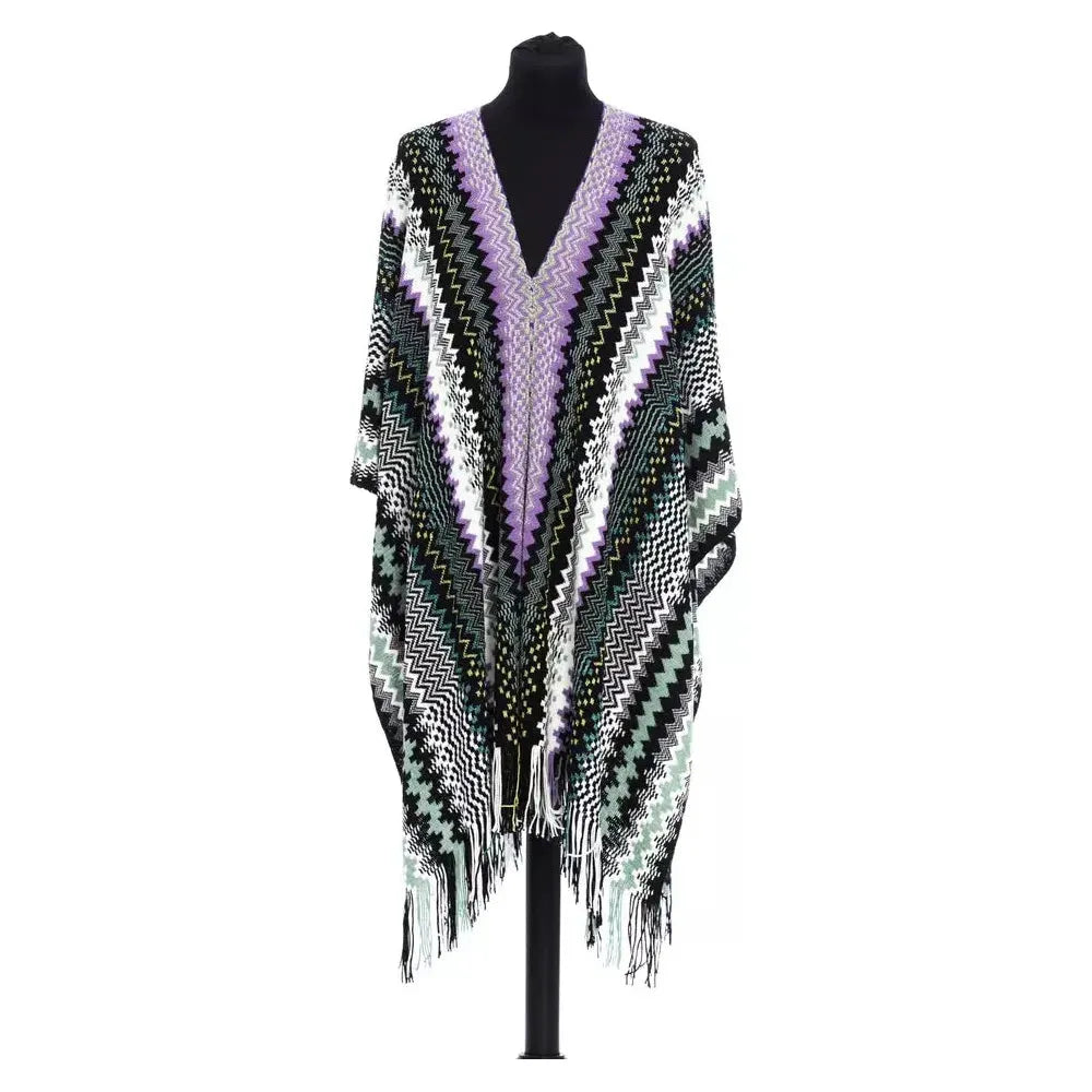 Missoni Multicolor Wool Poncho