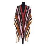 Missoni Multicolor Wool Women Poncho