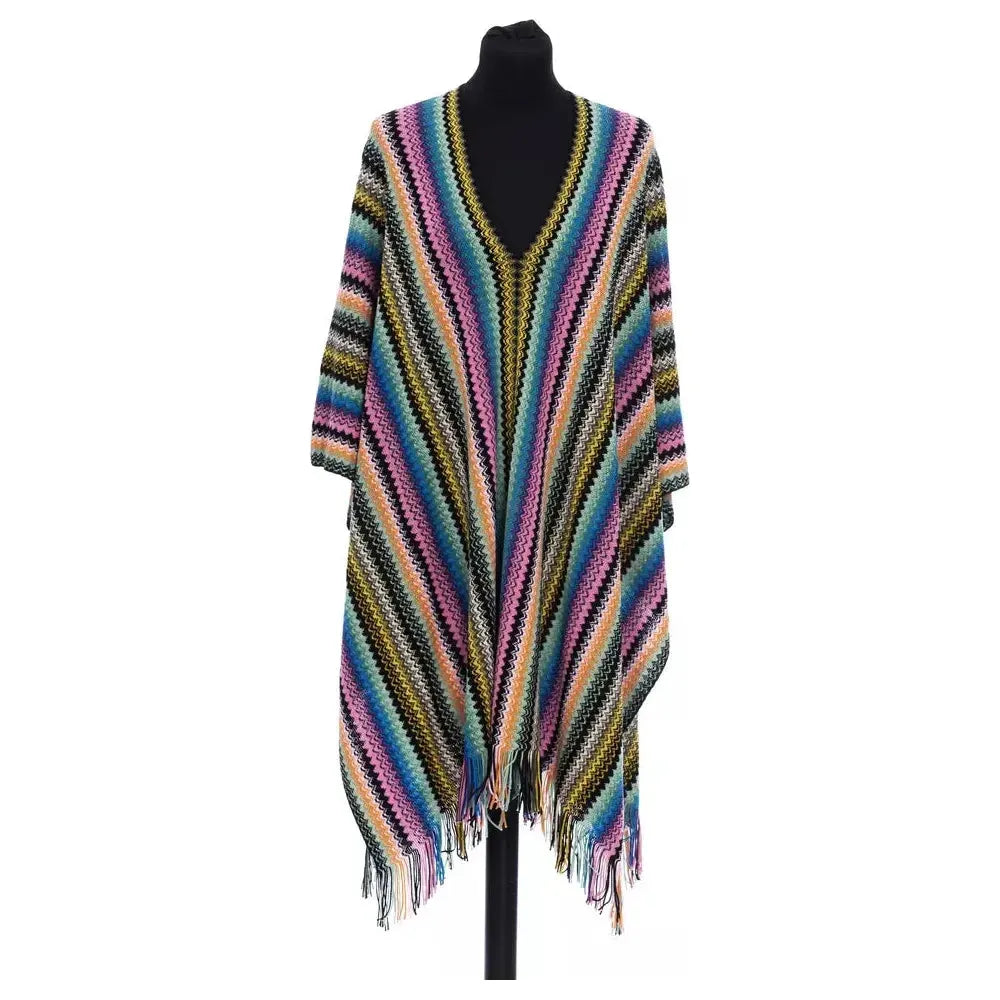 Missoni Multicolor Wool Poncho