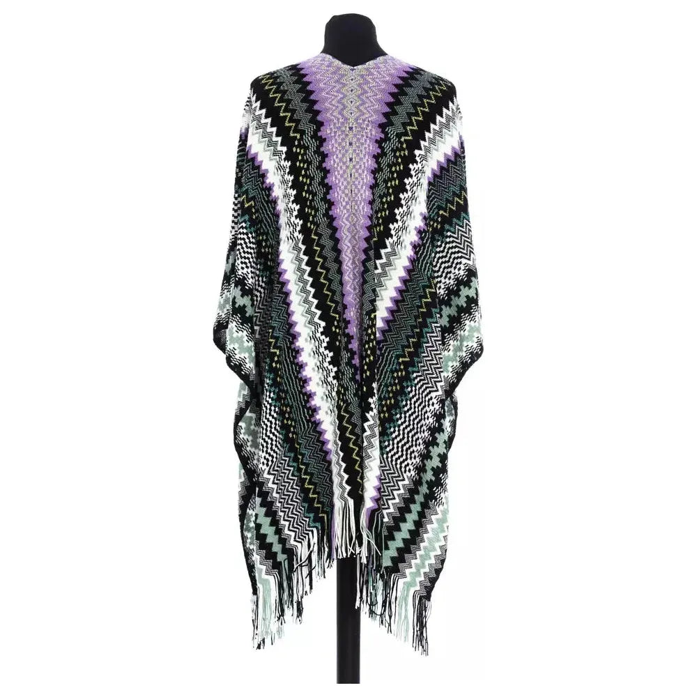 Missoni Multicolor Wool Poncho