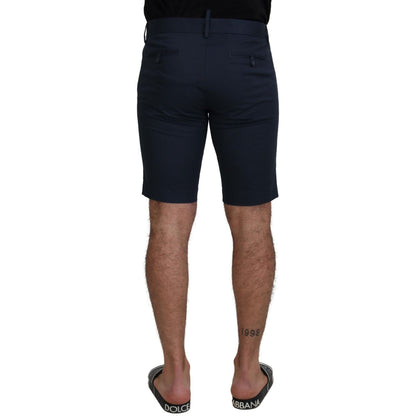 Dolce & Gabbana Blue Bermuda Low Waist Men Shorts