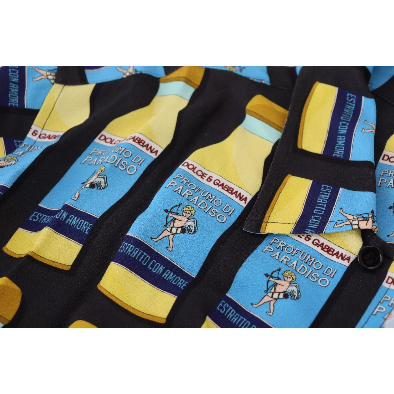 Dolce & Gabbana Multicolor Printed Viscose Casual Shirt