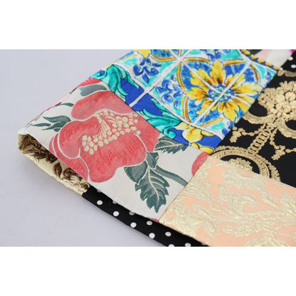 Dolce & Gabbana Multicolor Majolica Patchwork Mini Skirt
