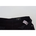 Dolce & Gabbana Black Slim Fit Tattered Denim Cotton Jeans