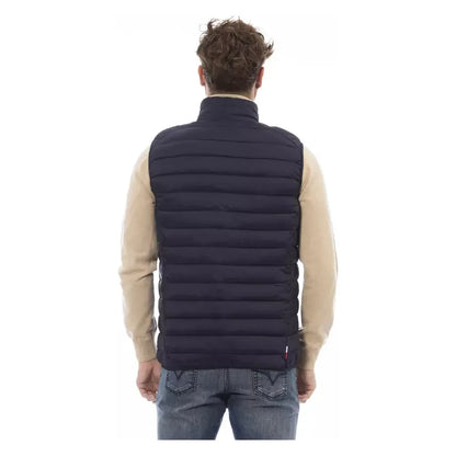 Invicta Blue Polyamide Men's Quilted Vest