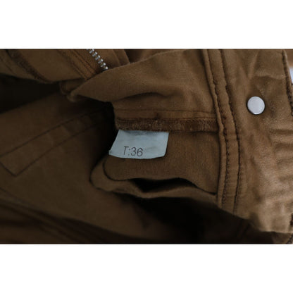 PLEIN SUD Brown Cotton Mid Waist Skinny Slim Fit Denim Jeans