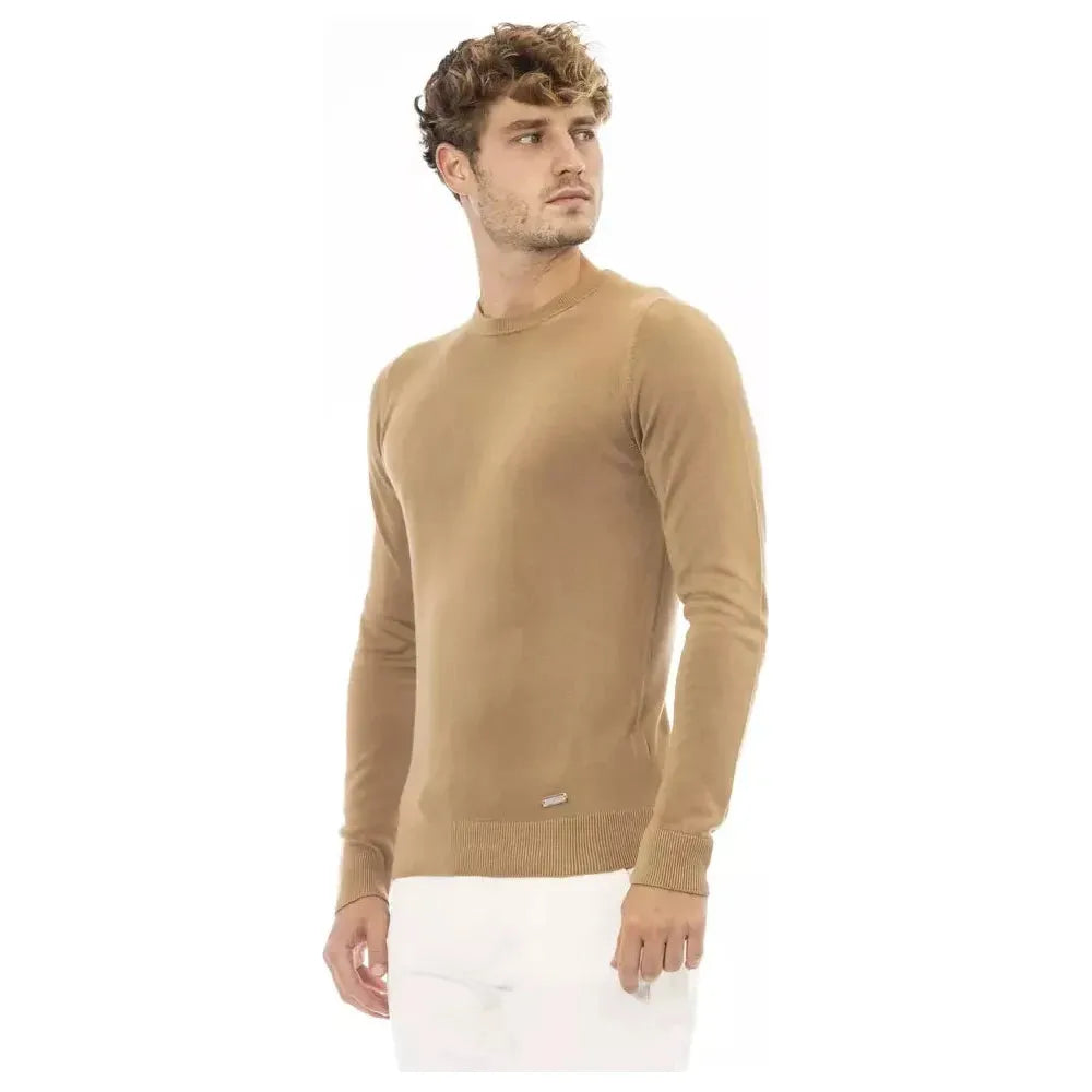 Baldinini Trend Beige Modal Men Sweater