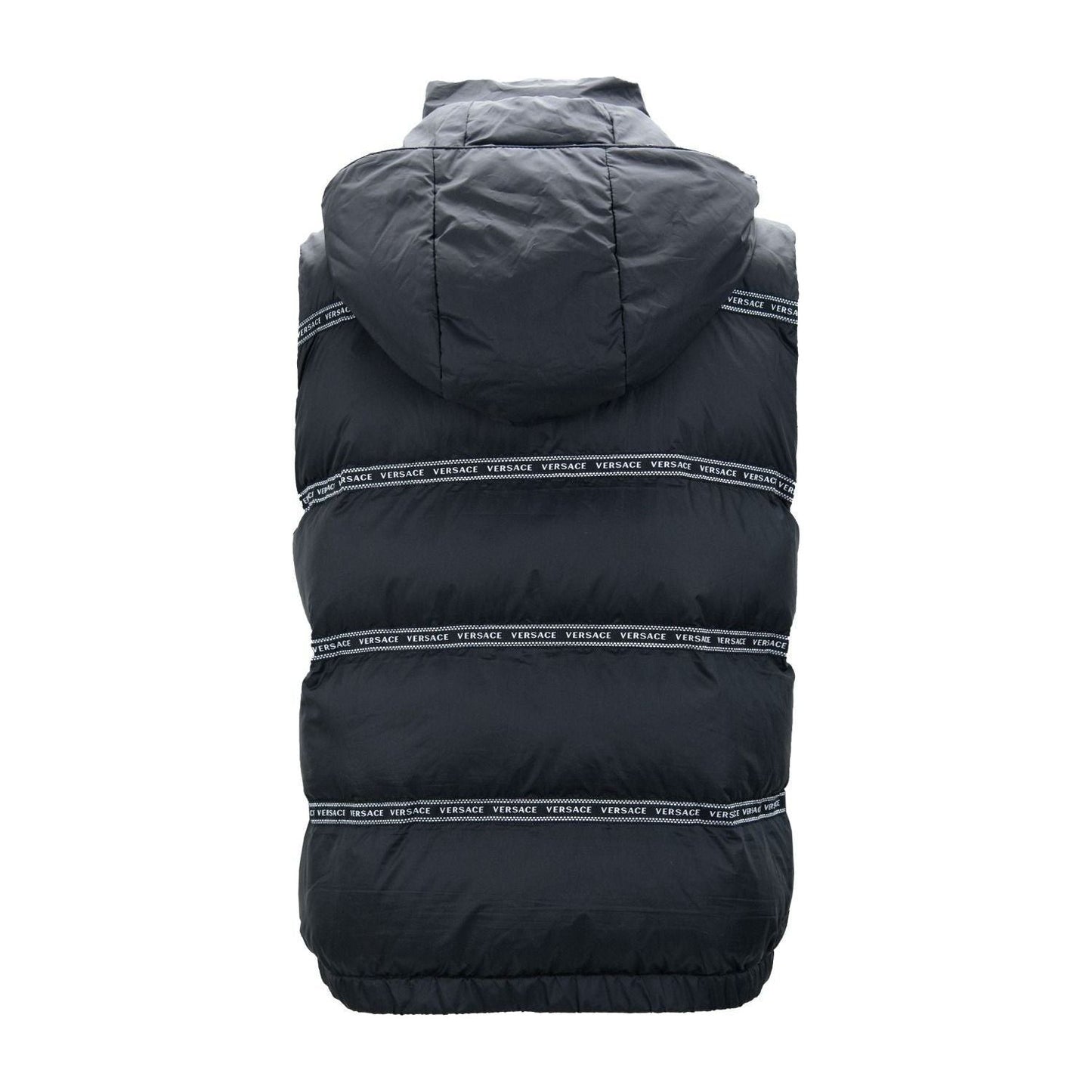 Versace Black Polyester Vest