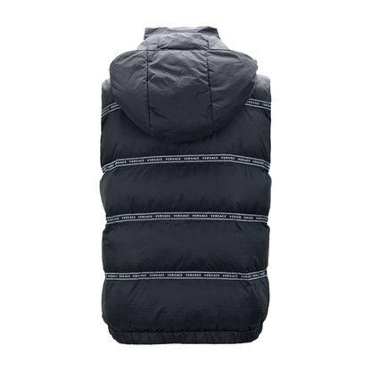 Versace Black Polyester Vest