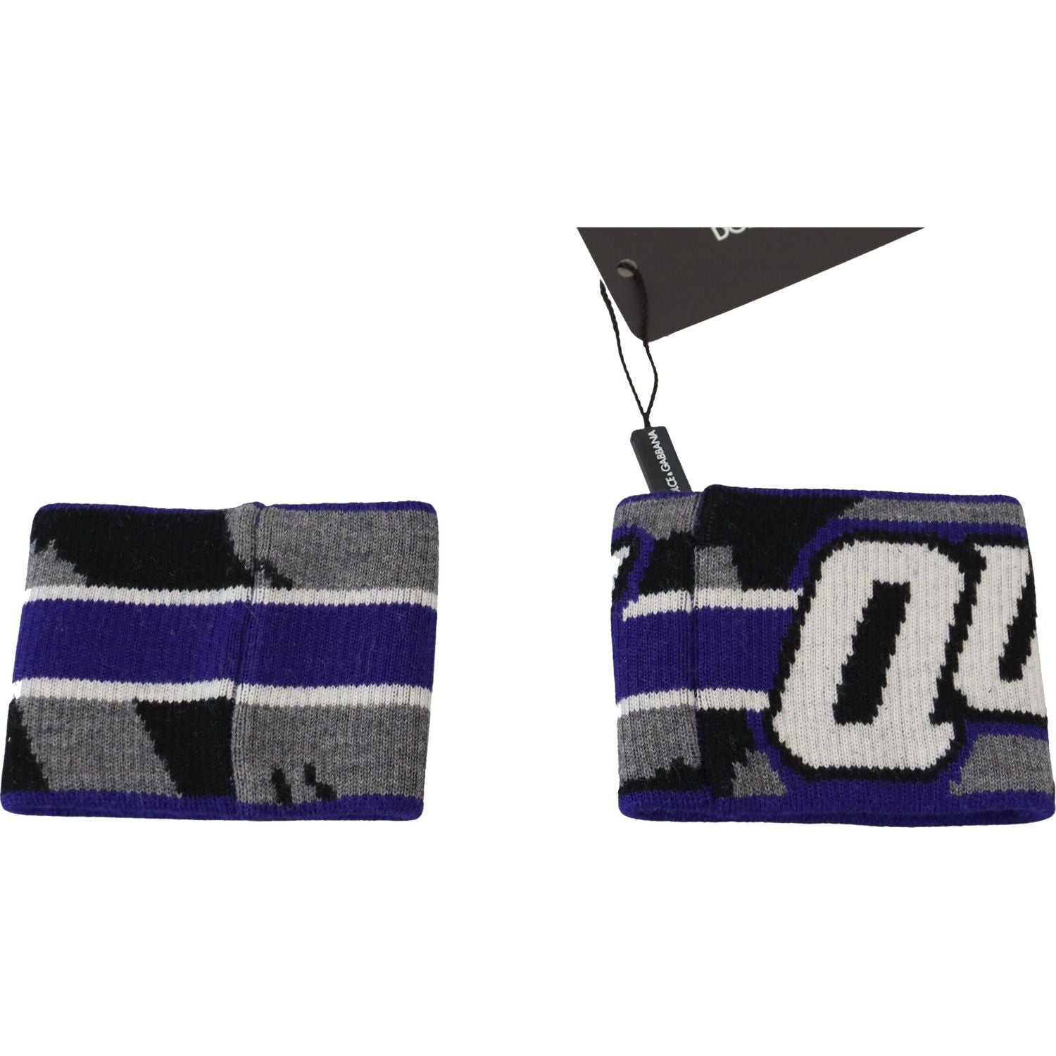 Dolce & Gabbana Purple Logo Two Piece Set Wristband