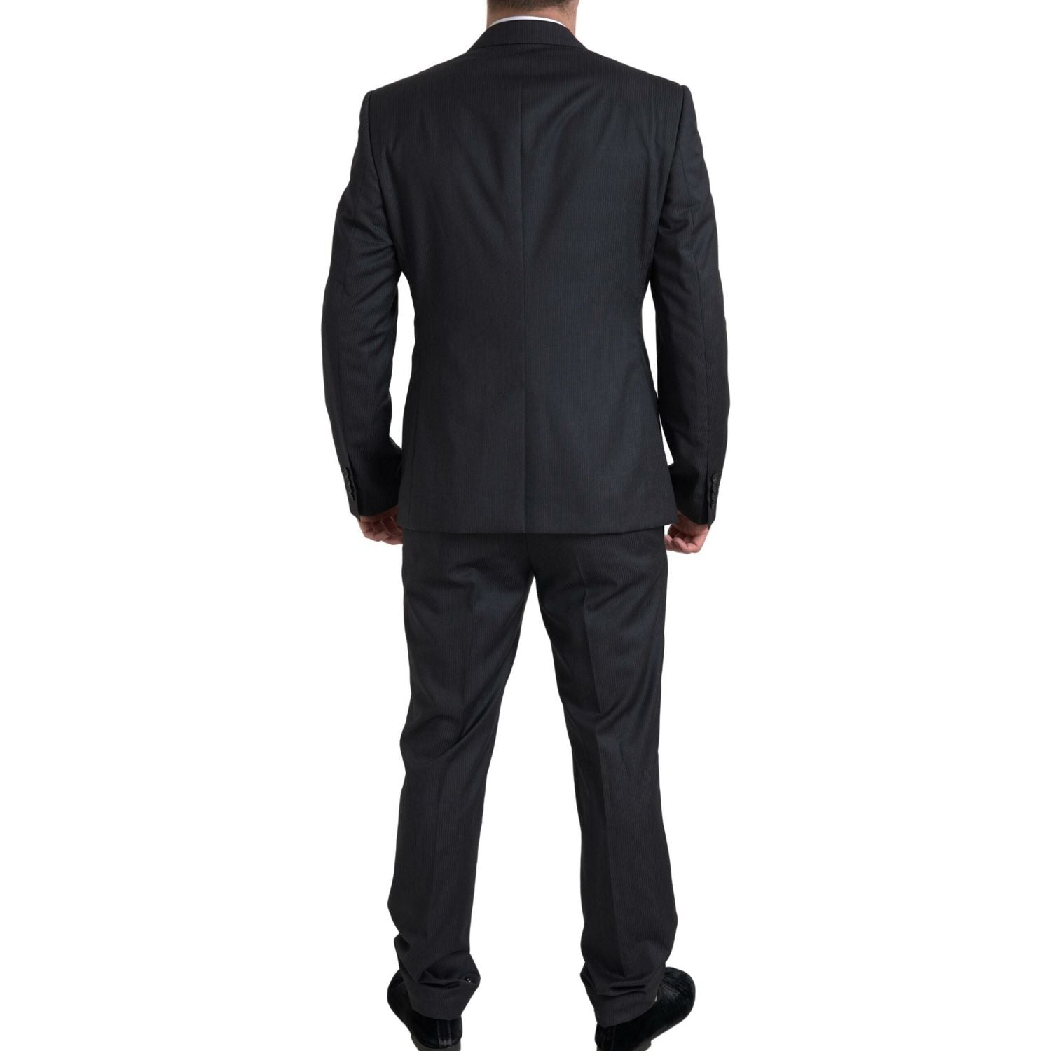 Dolce & Gabbana Black 2 Piece Single Breasted MARTINI Suit