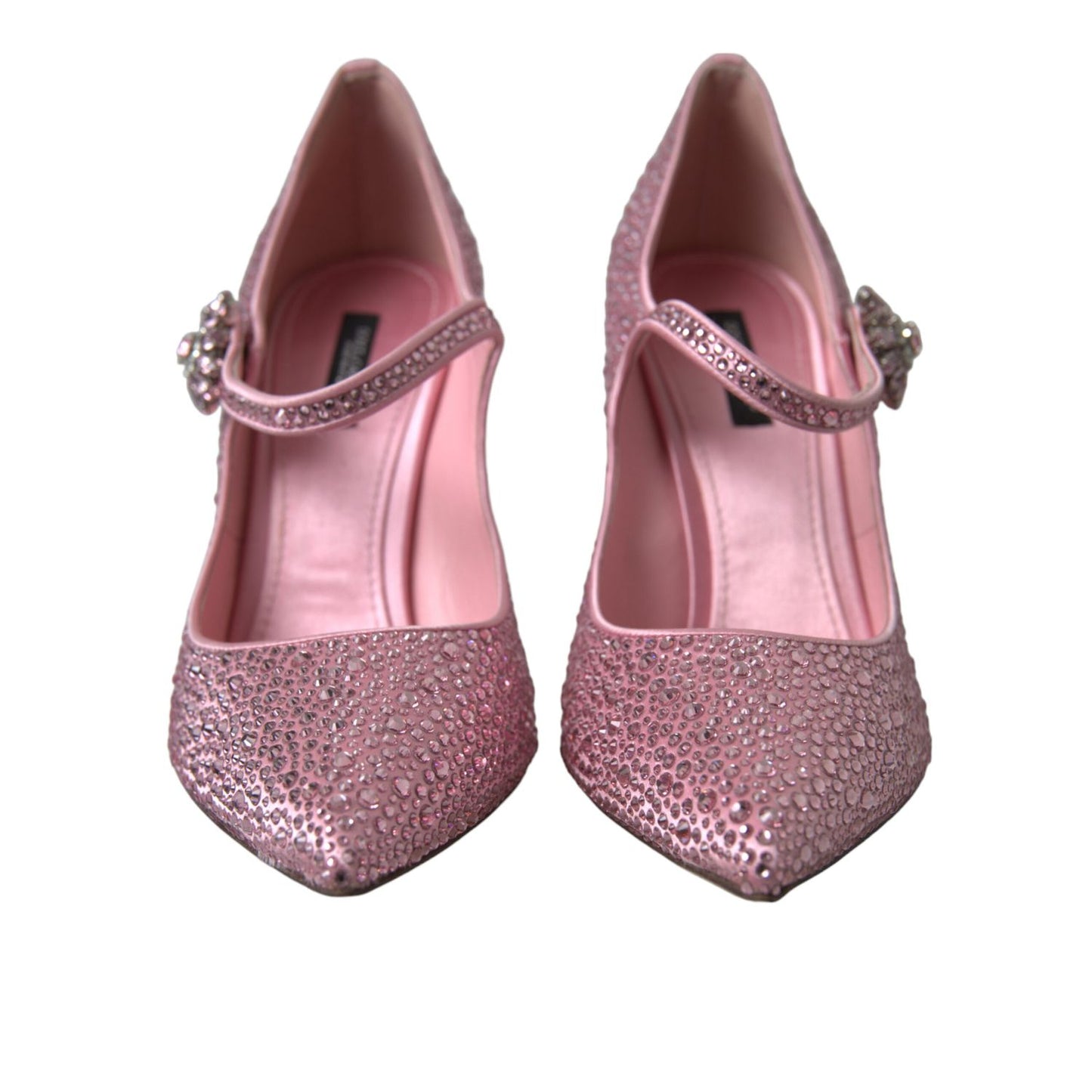 Dolce & Gabbana Pink Strass Crystal Heels Pumps Shoes