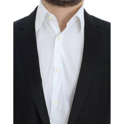 Dolce & Gabbana Black wool MARTINI slim blazer