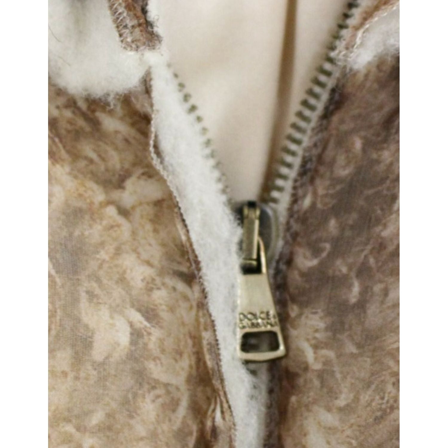 Dolce & Gabbana Brown sleeveless silk dress