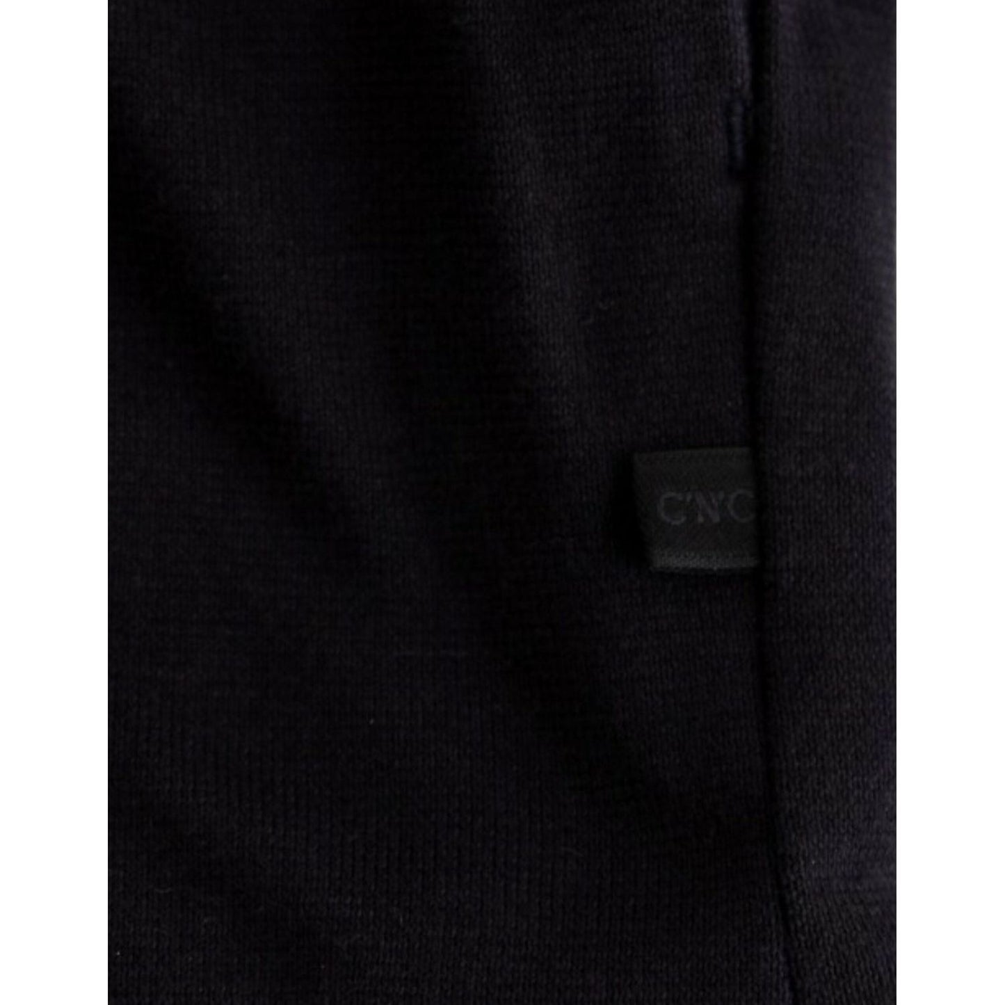 Costume National Blue hooded cotton sweater