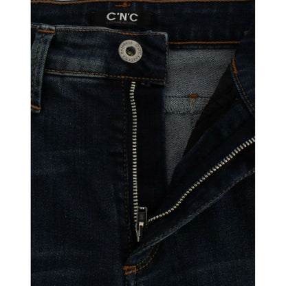 Costume National Blue straight leg jeans