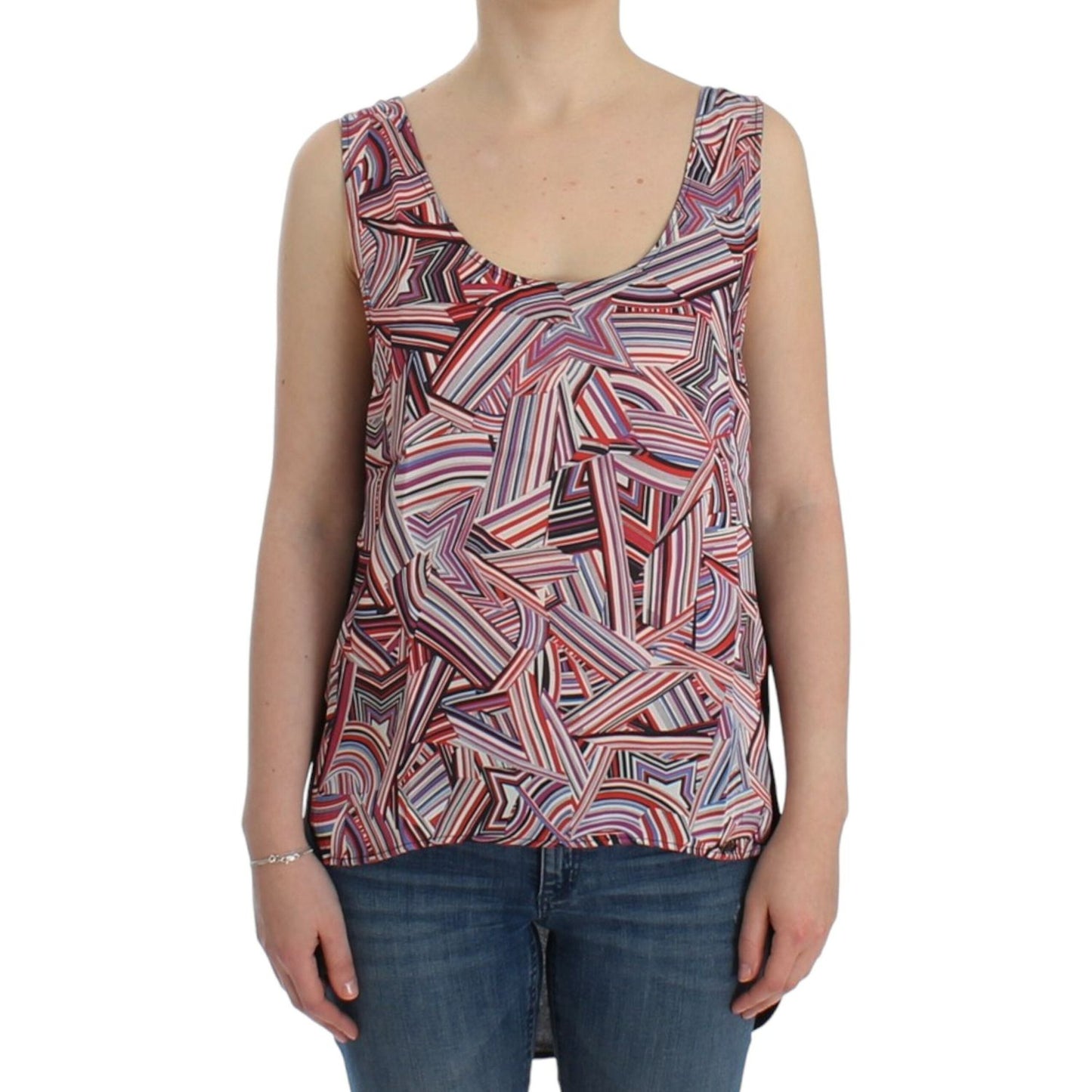 Costume National Multicolor sleeveless top