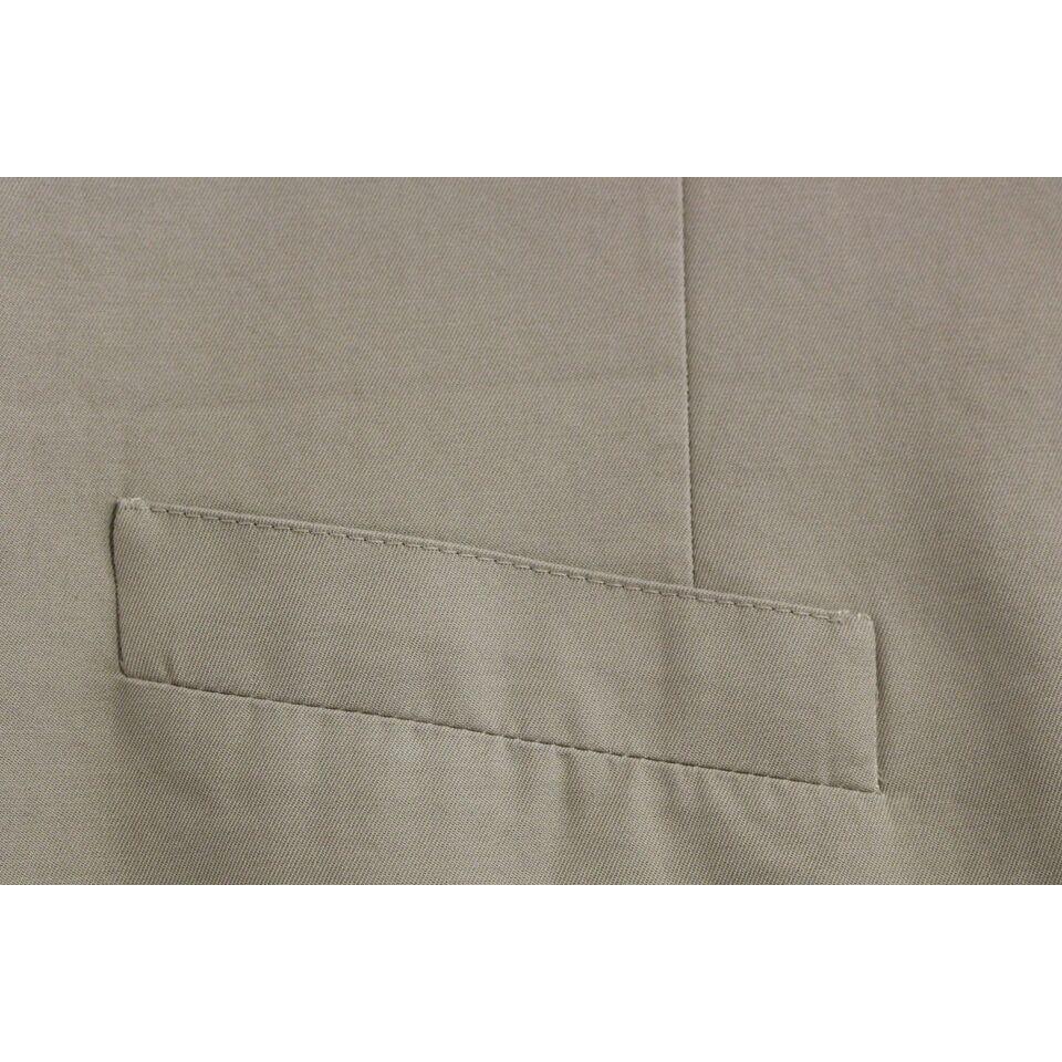 Dolce & Gabbana Beige Silk Blend Dress Formal Vest Gilet