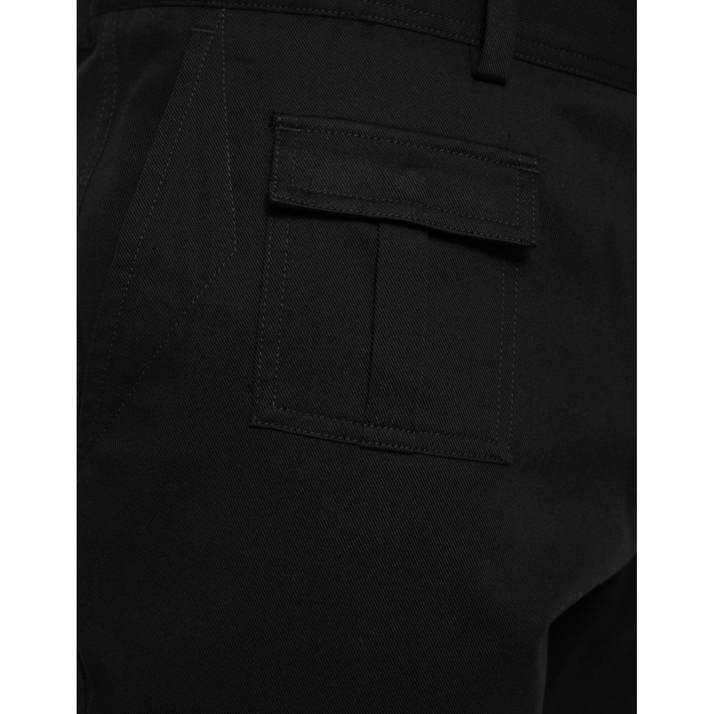 Dolce & Gabbana Black Gray slim Cotton Denim Jeans