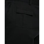 Dolce & Gabbana Black Gray slim Cotton Denim Jeans