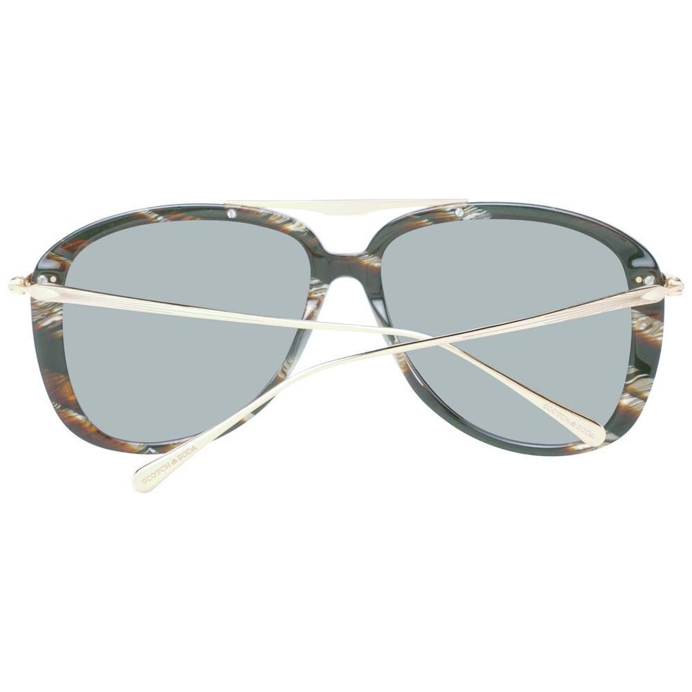Scotch & Soda Black Metal & Plastic Sunglasses