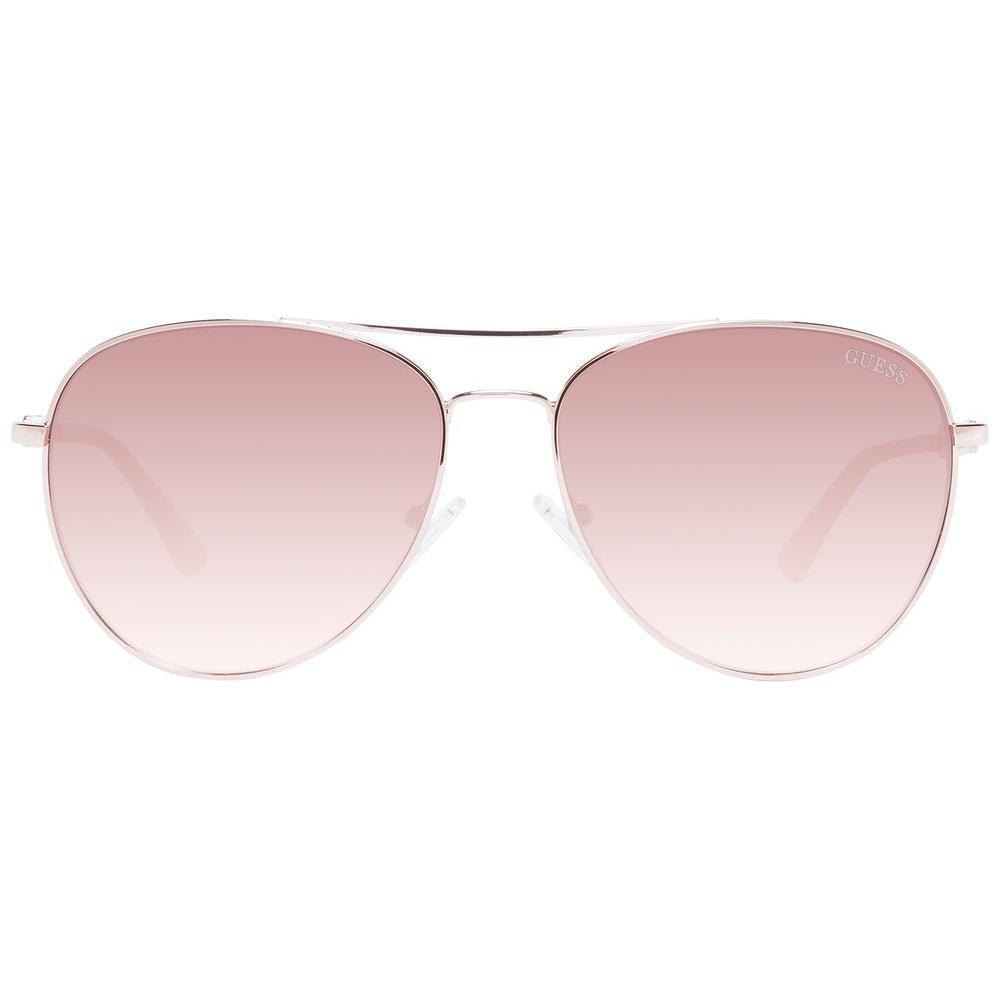 Guess Rose Gold Metal Sunglasses