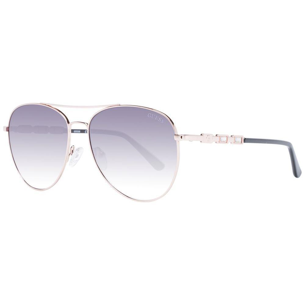 Guess Rose Gold Metal Sunglasses