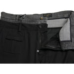 Dolce & Gabbana Black Gray Slim Cotton Denim Jeans Pants