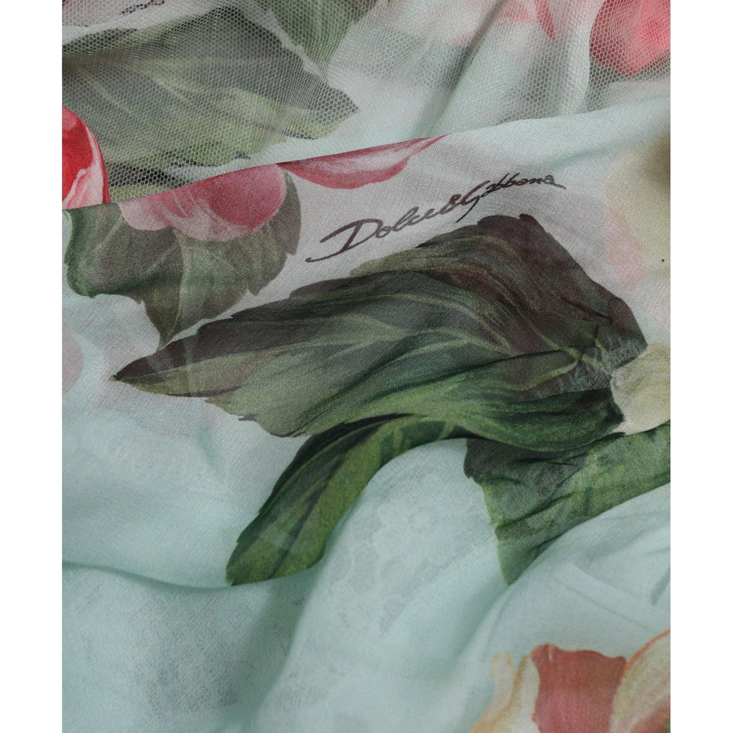 Dolce & Gabbana Blue Floral Print Tiered Long Maxi Dress