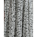 Dolce & Gabbana White Polka Dot A-line Pleated Maxi Dress DR281095-40