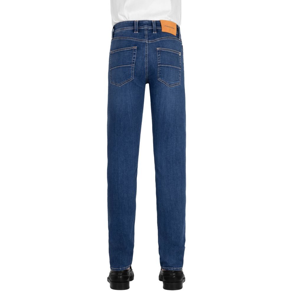 Tramarossa Blue Cotton Men's Jeans