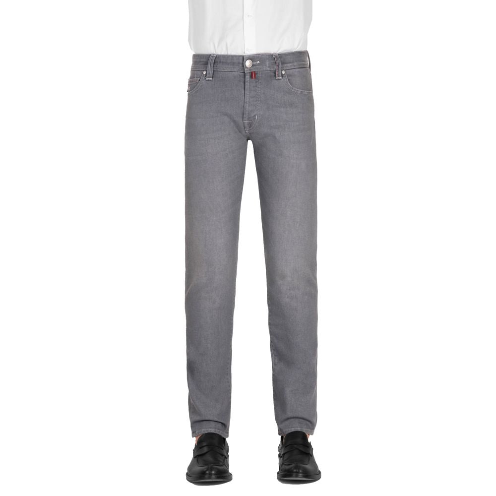Tramarossa Gray Cotton Jeans Denim