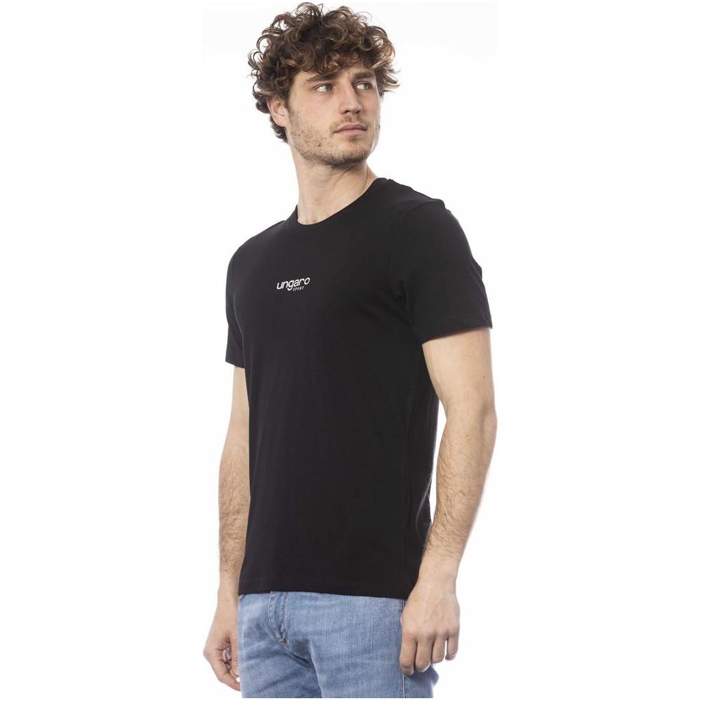 Ungaro Sport Black Cotton T-Shirt