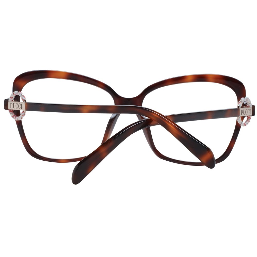 Emilio Pucci Brown Plastic Glasses (Frames)